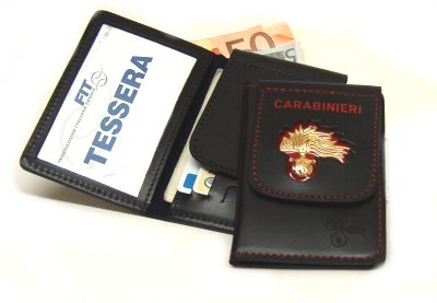 Carabinieri Portafoglio Vega carabinieri 1WD00 in pelle con fregio