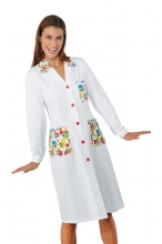 Camice-sanitario-medico-donna-colorato-smile-cotone-isacco